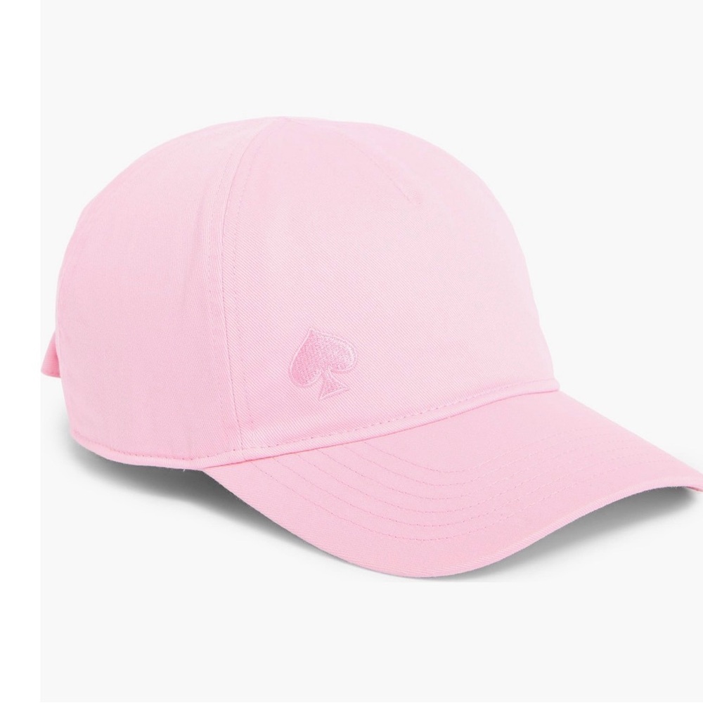 Kate Spade Light Pink Cap with Spade Emblem